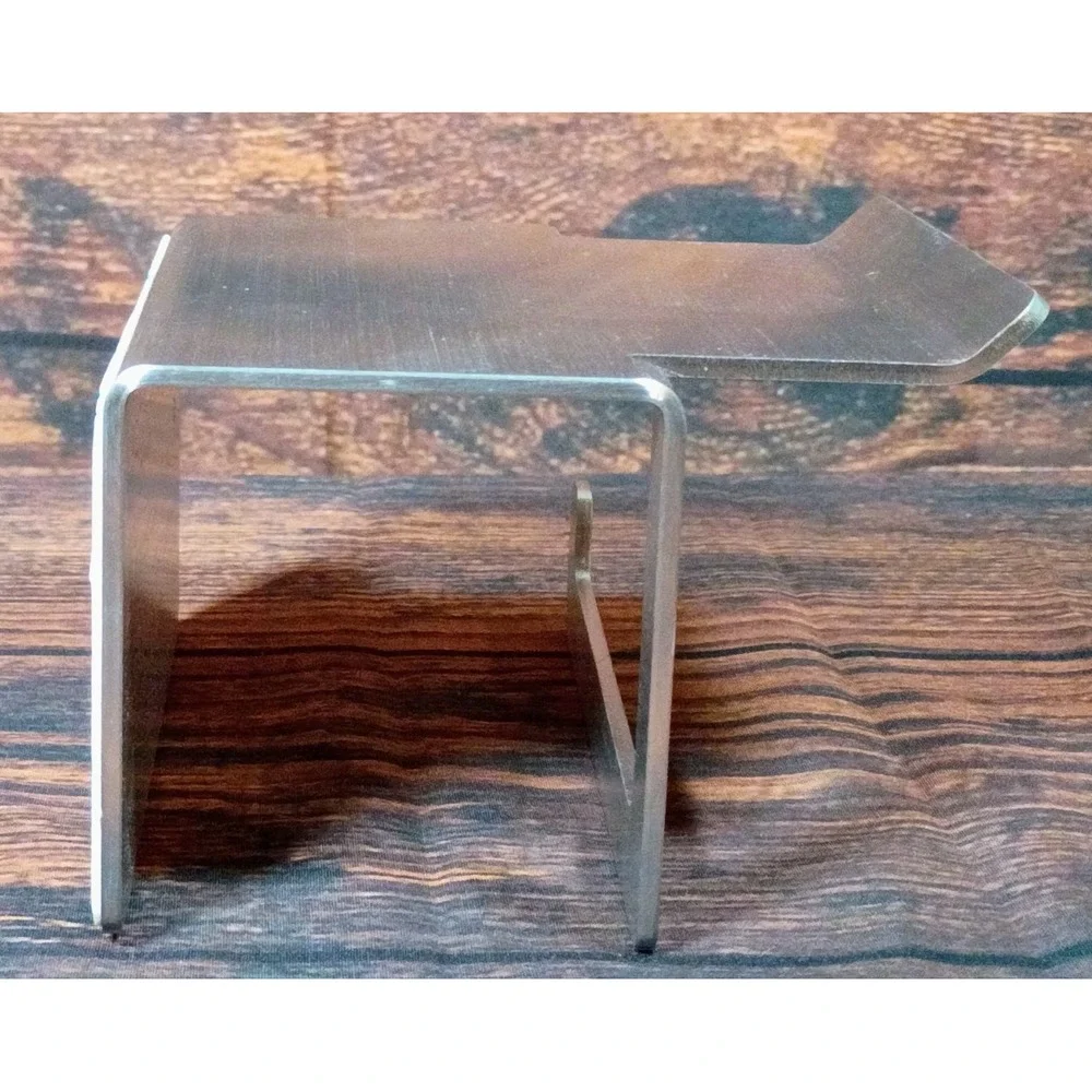 Brushed Stainless Steel Toilet Paper Holder with Phone Shelf 3M Adhesive‎ Mount